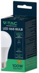 V-TAC 15W E27 A65 izzó meleg fehér LED égő, 100 Lm/W - SKU 214453 (214453)