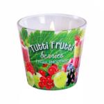 Bartek Candles Illatgyertya pohárban 115g, Tutti Frutti berries smoothie (61667)