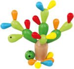 Bino Cactus din lemn, un joc de echilibrare (BI70421)