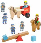 JEUJURA Figurine din lemn pentru trusele Rege, Regina și Cavaleri 13 piese (DDJ8278)