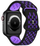 Beline óraszíj Apple Watch New Sport Szilikon 42/44/45/49mm fekete/lila doboz