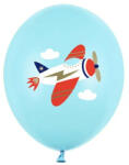 Partydeco Mintás lufi 11" 28cm Repülő (LUFI531590)