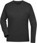 James & Nicholson Bluză sport cu mânecă lungă pentru femei JN521 - Neagră | XL (1-JN521-1793497)