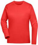 James & Nicholson Bluză sport cu mânecă lungă pentru femei JN521 - Roșu deschis | XS (1-JN521-1793499)