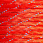 Paracord 550 zsinór fényvisszaverő piros (PRC-REF-007)