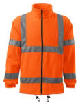 RIMECK Hv Fleece Jacket Jól Láthatósági Polár Pulóver Fluoreszkáló Narancs