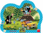 Dino puzzle Mole cu o mașină galbenă 25 piese (311312) Puzzle
