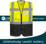 Portwest C476 jól láthatósági vezetői mellény (C476YBRM)