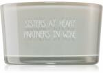 My Flame Lifestyle Candle With Crystal Sisters At Heart, Partners In Wine lumânare parfumată 11x6 cm