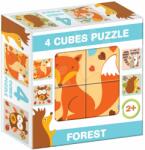 Dohány Cuburi cu poveşti Animale de pădure Dohány 4 bucăţi de la 24 luni (DH59907) Puzzle