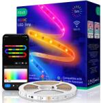 NOUS LED RGBIC intelligens szalag Nous F4, Wi-Fi, zenei szinkronizálás, hangvezérlés, 18W, színes fény, 5m