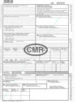  B. CMR A4 6lapos álló "Nemzetközi CMR fuvarlevél" nyomtatvány (13247)