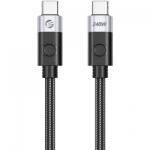 ORICO Cablu de date Orico CC240-40-10-BK, USB-C male - USB-C male, 1m, Black (CC240-40-10-BK)