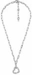 Michael Kors Romantikus ezüst nyaklánc cirkónium kövekkel Pavé Heart MKC1647CZ040 - mall