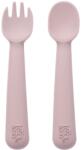Interbaby Set de tacâmuri Interbaby - roz închis (SI009-66) Set pentru masa bebelusi