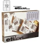 Etilux Etichete autoadezive 12/A4, 105 x 49, 5 mm, 200 coli/top, ETILASER - albe (30900058) - pcone