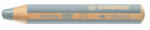 STABILO Színes ceruza, kerek, vastag, STABILO "Woody 3 in 1", ezüst (880/805)