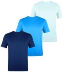 Donnay Мъжка тениска Donnay Three Pack V Neck T Shirt Mens - LtBlue/Blue/DkB