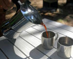 BasicNature Cană termo din oțel inoxidabil BasicNature Deluxe 0, 1 l Espresso
