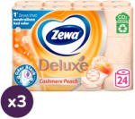 Zewa Deluxe Cashmere Peach 3 rétegű toalettpapír (3x24 tekercs) - beauty