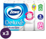 Zewa Deluxe Delicate Care 3 rétegű toalettpapír (3x24 tekercs) - beauty