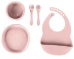 ZOPA Set de sufragerie pentru copii din silicon, Old Pink (BD8595114458899) Set pentru masa bebelusi