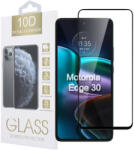 Motorola Edge 30 5G üvegfólia, tempered glass, előlapi, 10D, edzett, hajlított, fekete kerettel