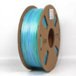 Filament 3D nyomtatókhoz PLA silk rainbow kék-zöld 1.75mm 1kg Gembird (3DP-PLA-SK-01-BG)