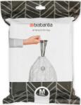 Brabantia PerfectFit szemeteszsák, M méret, 60L, visszazárható adagoló csomag, 40 zsák/csomag - 138829 (138829)