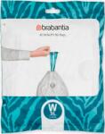 Brabantia PerfectFit szemeteszsák, W méret, 5L, visszazárható adagoló csomag, 40 zsák/csomag - 137846 (137846)