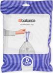 Brabantia PerfectFit szemeteszsák, D méret, 15-20L, visszazárható adagoló csomag, 40 zsák/csomag - 138164 (138164)