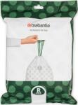 Brabantia PerfectFit szemeteszsák, R méret, 36L, visszazárható adagoló csomag, 40 zsák/csomag - 138546 (138546)