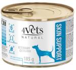 4Vets NATURAL VETERINARY EXCLUSIVE SKIN SUPPORT 185g bőrbetegségekben szenvedő kutyáknak