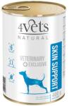 4Vets NATURAL VETERINARY EXCLUSIVE SKIN SUPPORT 400g bőrbetegségekben szenvedő kutyáknak