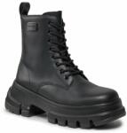 Tommy Jeans Bakancs Tjw Chunky Leather Boot EN0EN02503 Fekete (Tjw Chunky Leather Boot EN0EN02503)