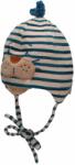 Sterntaler Детска зимна шапка Sterntaler - Бобър, 51 cm, 18-24 месеца, райе (4602244-904) - baby