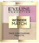 Eveline Cosmetics Paletă pentru față cu efect de contouring - Eveline Cosmetics Wonder Match Face Contouring Palette 01
