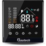 Bautech Termostat smart, cu WiFi, cu fir, Bautech X-8WFN