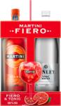 Fiero & Tonic Copack Martini Fiero édes vermut 14, 9% 1 l és Kinley Tonic tonikízű szénsavas üdítőital 1500 ml