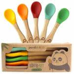  Pandoo Bamboo Spoon Set kiskanál gyermekeknek 5 db