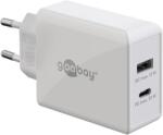 Goobay Dual USB-C PD Fast Charger (30 W) fehér (61674)