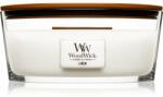 WoodWick Linen ароматна свещ с дървен фитил (hearthwick) 453.6 гр