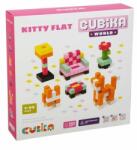 Cubika Joc Din Lemn, Set de constructii, Cubika, World Kitty Flat (15313) - babyneeds