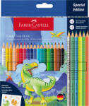 Faber-Castell Set promo creioane colorate 18+6 culori grip 2001 dinozauri faber-castell (FC201546)
