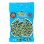 Malte Haaning Plastic A/S 2000 margele Hama mini in pungulita - verde eucalipt (Ha501-101)