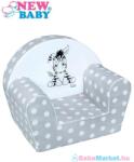 NEW BABY Babafotel - New Baby Zebra szürke