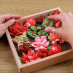 Art Okto - OKTO SENSORY ART set de creație de tablouri din lut - Trandafiri spini, pasiune (10011)