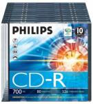 Philips CD-R 80 52x cutie groasă 1db/cs (1 etichetă) PH778176 / CPHN (PH778176)