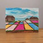 Art Okto - OKTO SENSORY ART set de argilă pentru crearea de tablouri, Vincent van Gogh - Paturi de flori în Olanda 30X40cm (10001)