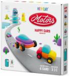 HEY CLAY - Set de argilă colorată Happy cars (HCL60902)